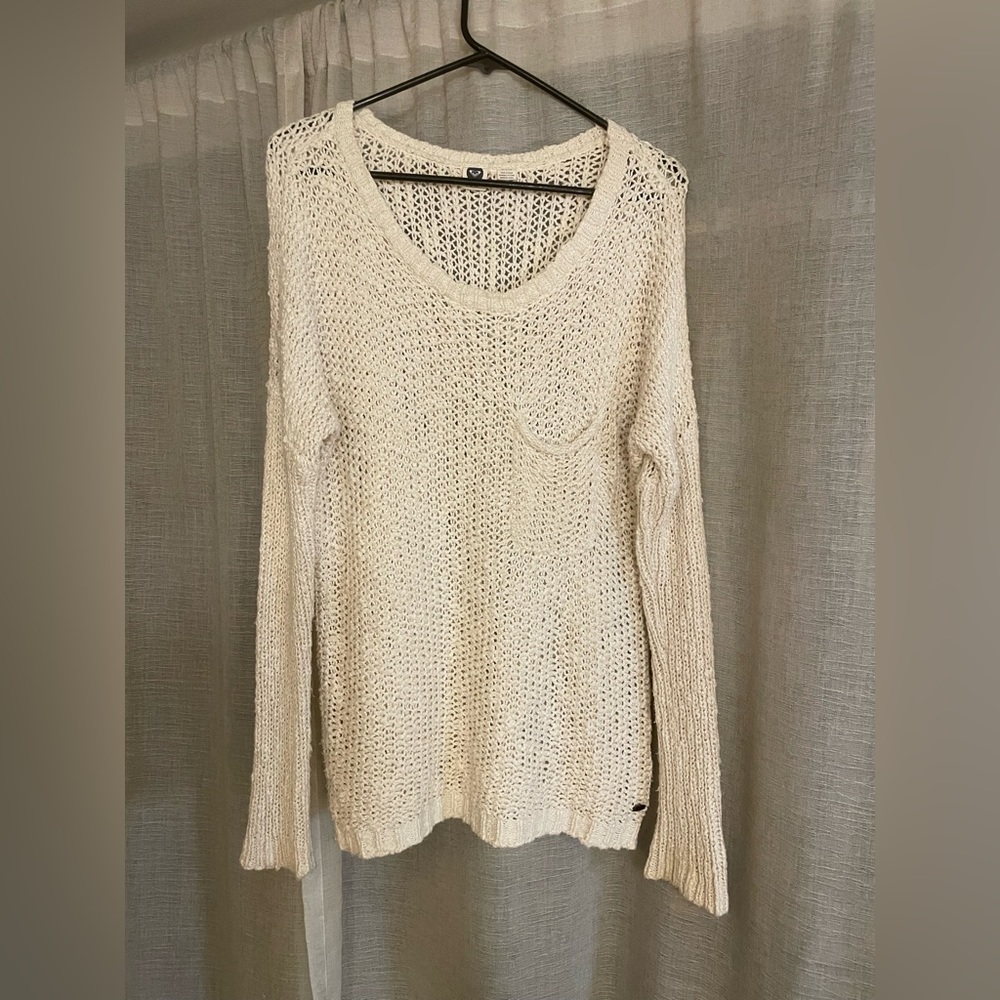 Roxy - Crochet Knit Sweater